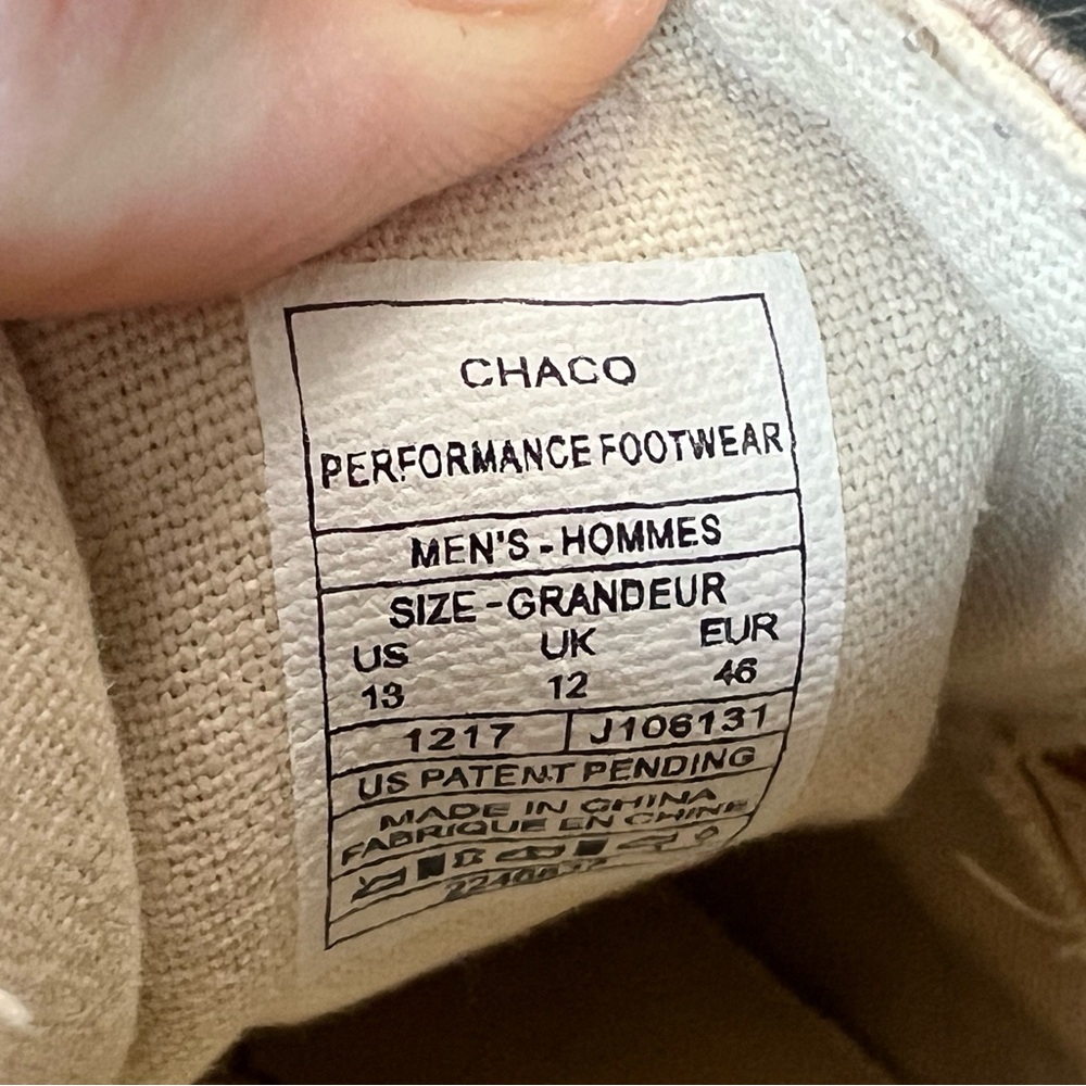 Chaco Men's Tan Slip-On Loafers - Picture 3 of 5